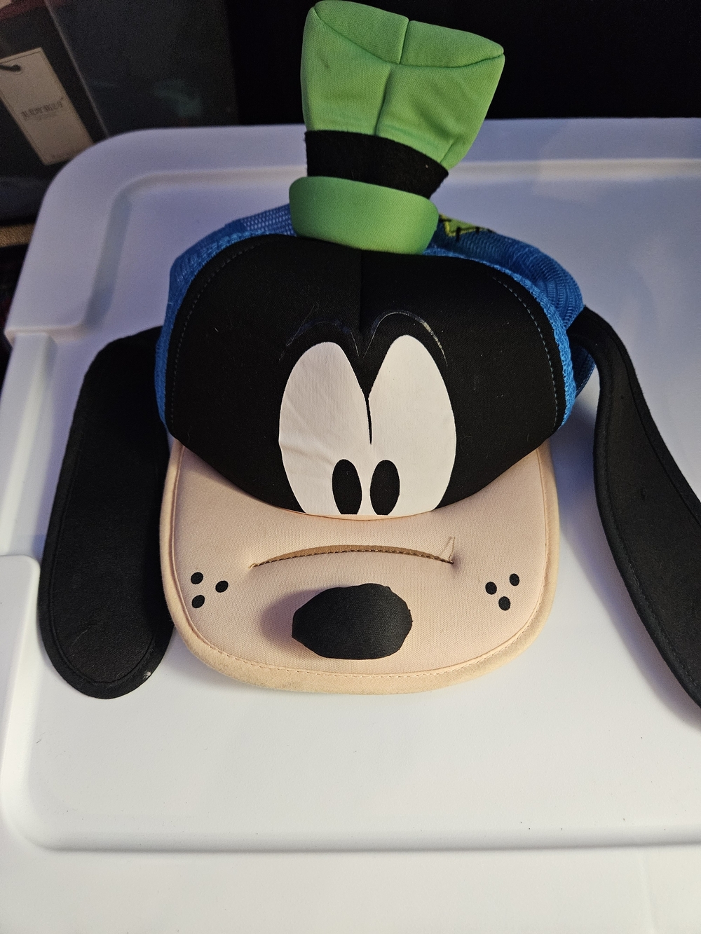 Disney Goofy Character Hat in Black, Blue & Green